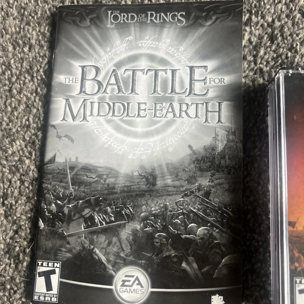 The Lord Of The Rings The Battle For Middle Earth 4 Disc 2004 PC-CD with Manual
